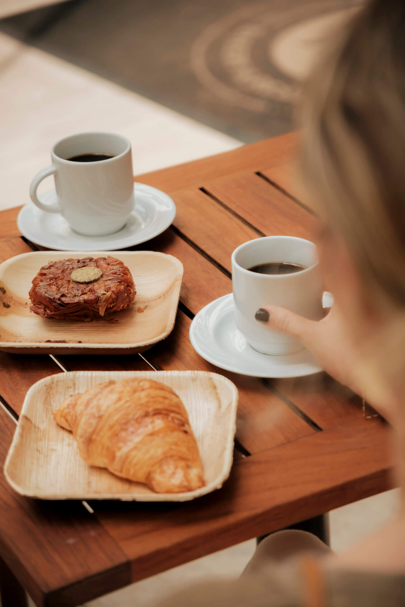 Baked coods and cofee at Halekulani Bakery