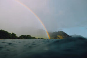 In-room Artwork: Westside Rainbow by Josiah Paterson