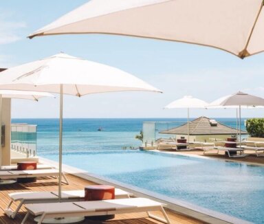 Pool view at Halepuna